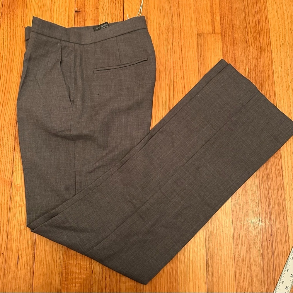 COS SLIM TAILORED WOOL PANTS Size 2 New *Damage /w Flaws (j6)